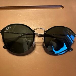 Ray-Ban Gold and Black Sunglasses